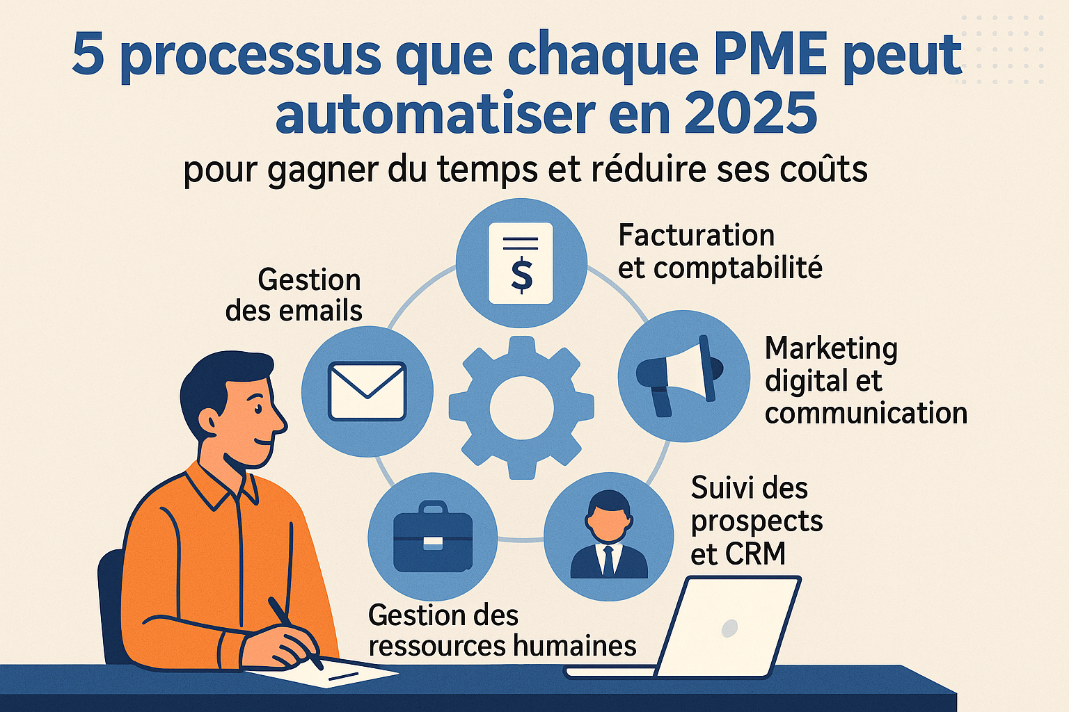 5 processus que chaque PME peut automatiser en 2025 pour gagner du temps et réduire ses coûts Introduction